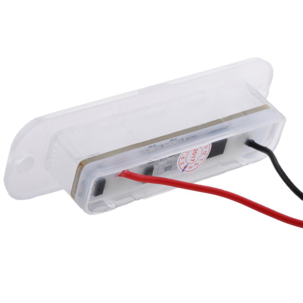 2 Pieces LED Number License Plate Light Lamp for Benz W463 G Class G500 G550