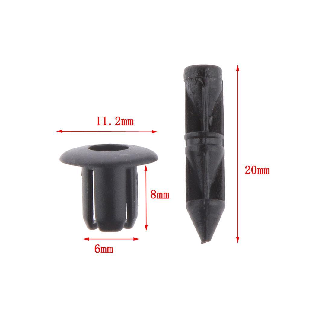 4-40pack Bumper Fastener Retainer Trim Clips for Retainer Clips