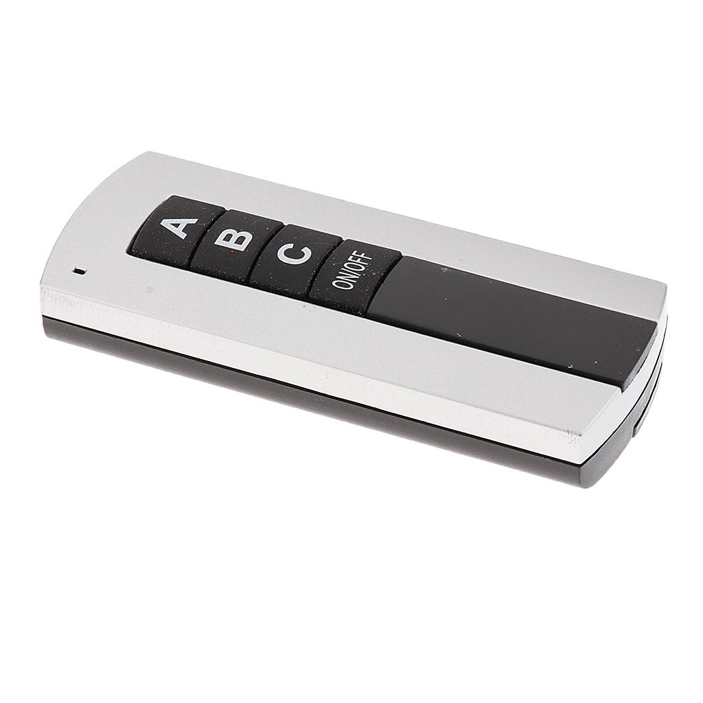 3-Way ON/OFF 220V-240V Light Digital Wireless Wall Switch + Remote Control