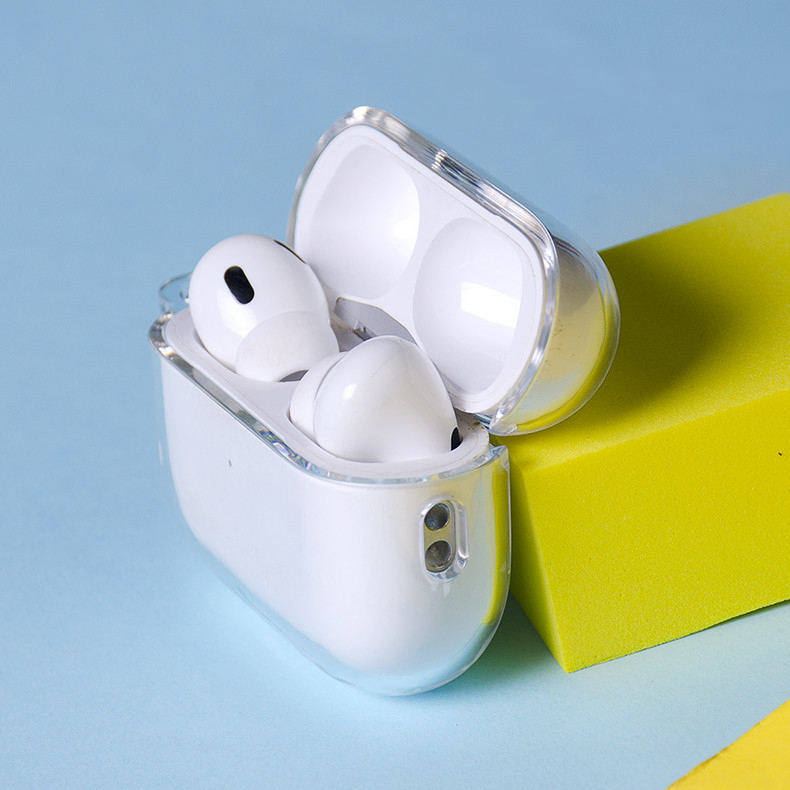 Ốp Nhựa Cứng Trong Suốt cho Airpods 3 / Airpods Pro 2 - Hàng Chính Hãng