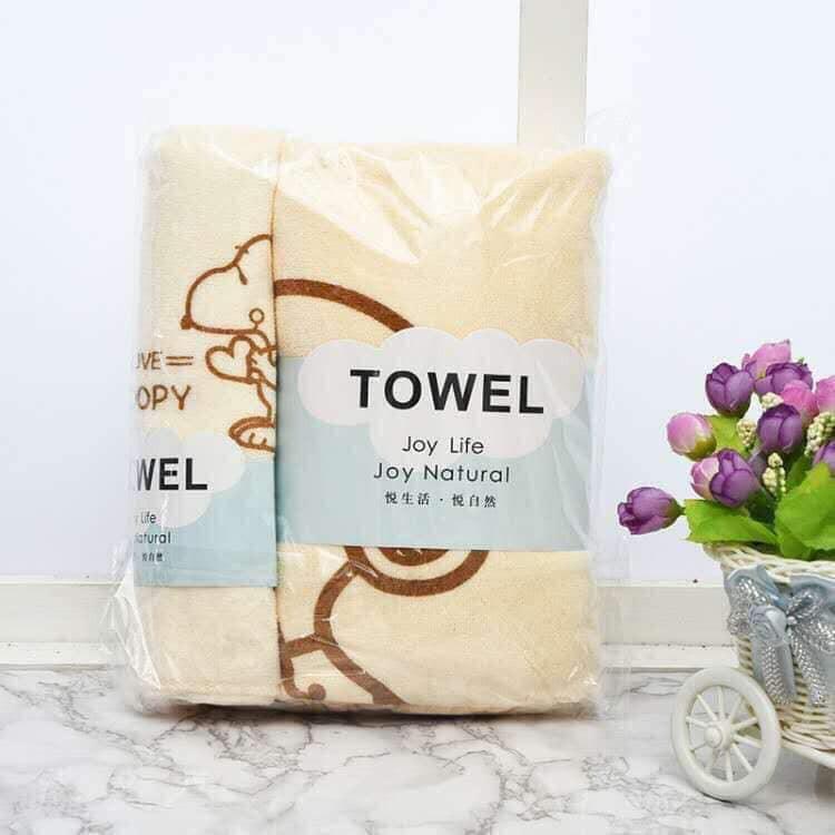 Sét 2 khăn tắm snoopy