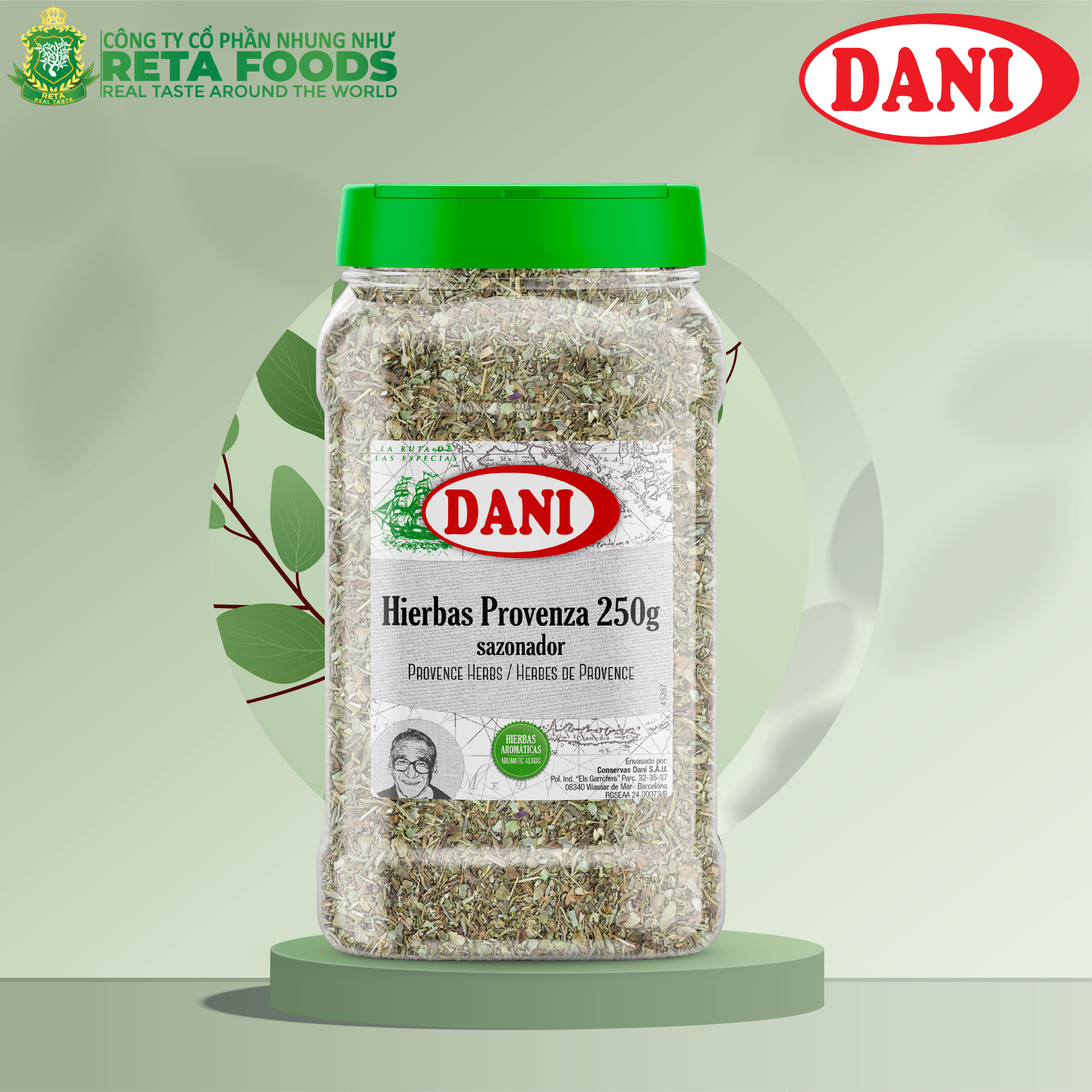 Lá thơm khô tổng hợp Dani - Provence Herbs 250 Gr