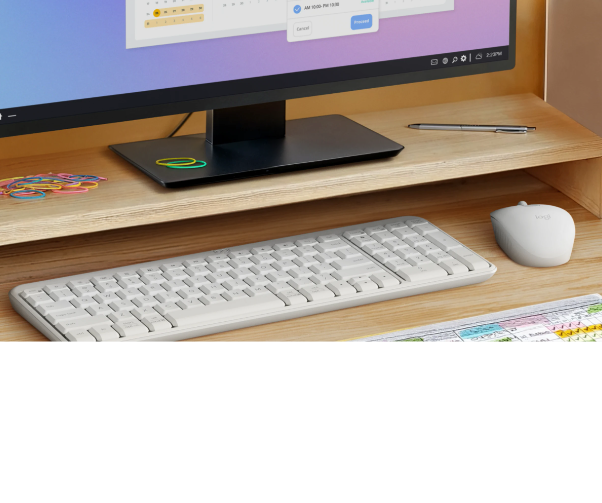 Combo chuột phím không dây Bluetooth Logitech MK250 - nhỏ gọn, 1 đầu thu USB -  Hàng chính hãng