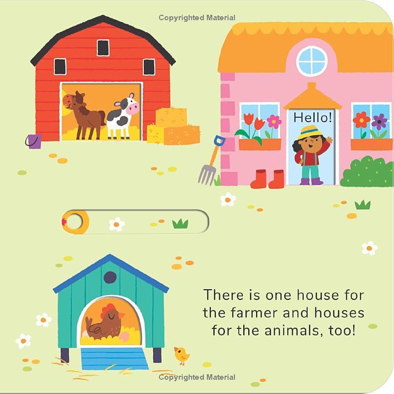 Sách ngoại văn: Slide And See First Words - Farm