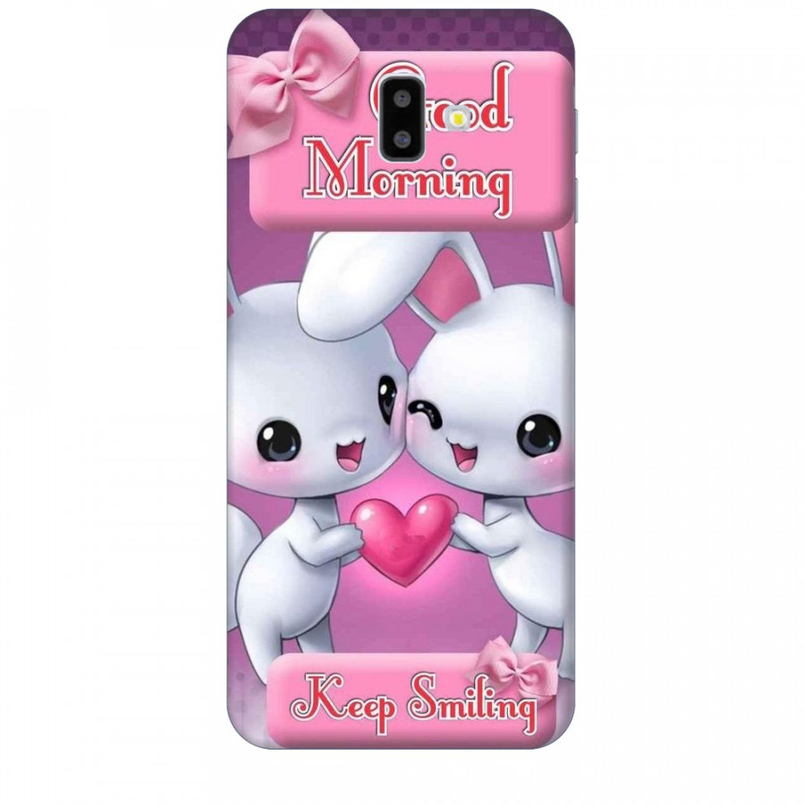 Ốp lưng dành cho điện thoại  SAMSUNG GALAXY J6 PLUS Thỏ Con Đáng Yêu