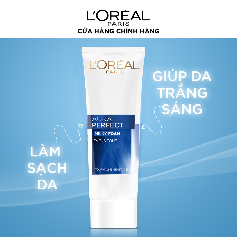 Sữa Rửa Mặt Trắng Da L'Oreal Aura Perfect 100ml