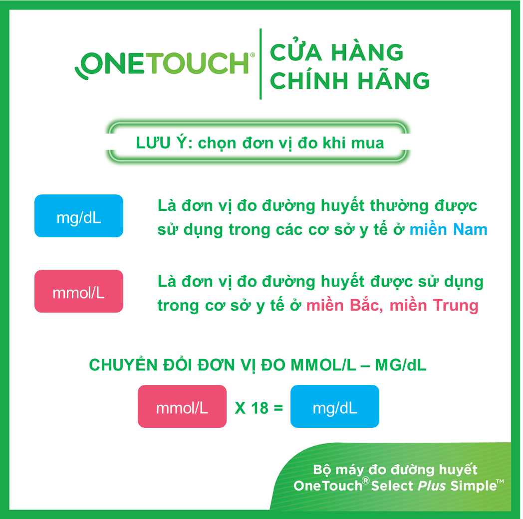 Máy đo đường huyết OneTouch Select Plus Simple