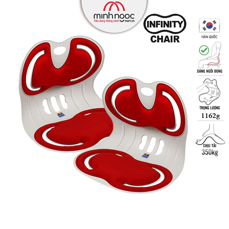 [Hàng chính hãng] Combo 2 Ghế chỉnh dáng ngồi đúng Infinity Pit Chair - Hàn Quốc. Ghế rộng phù hợp Nam, Nữ cân nặng từ 45 - 75kg. Sản phẩm nhiều màu, nhiều lựa chọn Combo cho gia đình