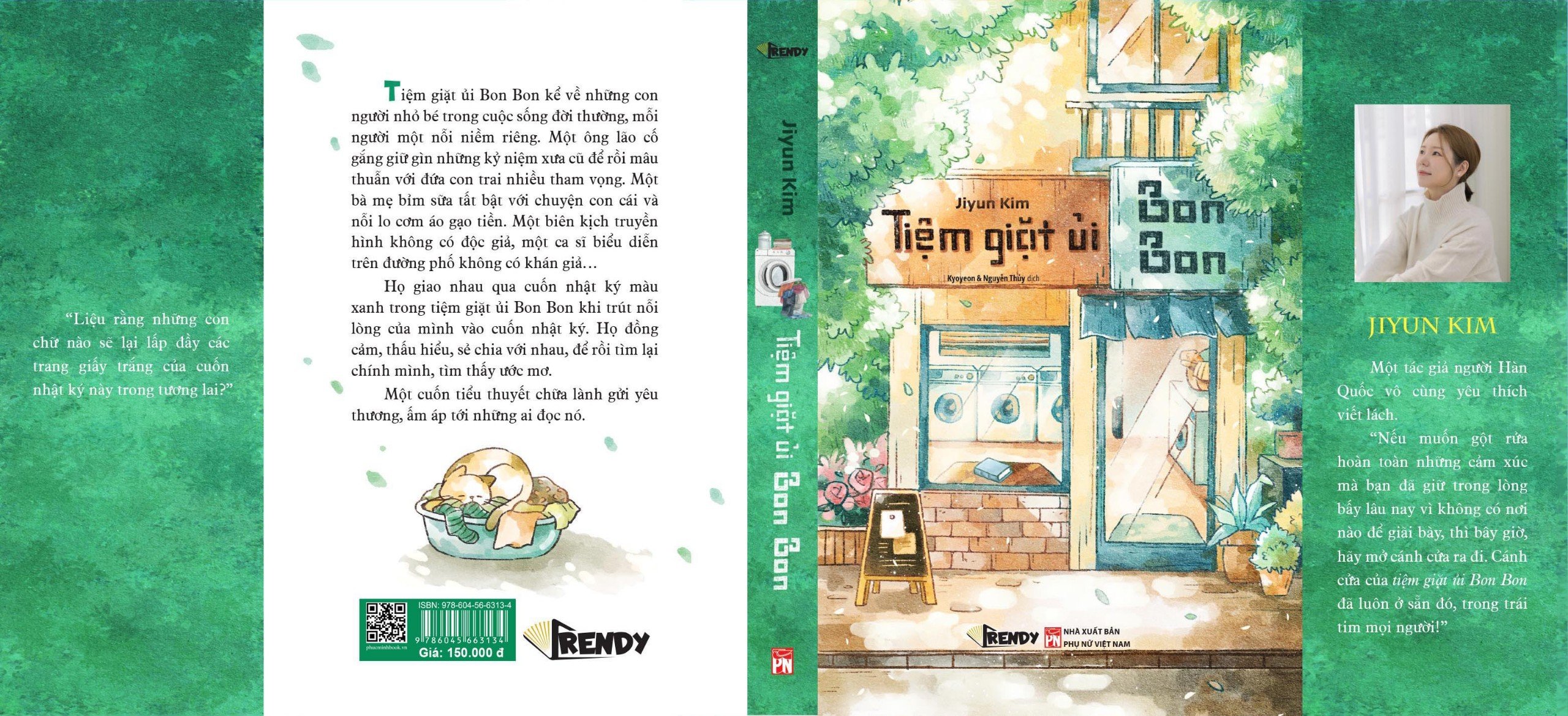 Sách Văn Học - Tiệm Giặt Ủi Bon Bon - Jiyun Kim (Kyon Kyeon &amp; Nguyễn Thủy dịch)