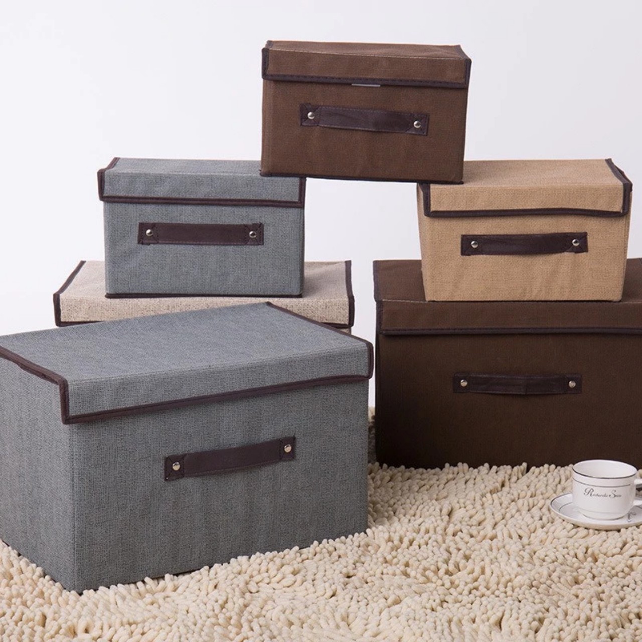 SET 2 HỘP ĐỰNG ĐỒ tiện dụng đa năng có nắp đậy