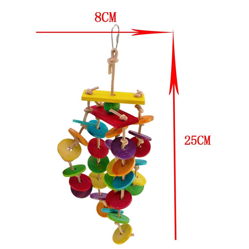 Colorful Birds Parrots Swing Toys Birds Cage Hanging Toy* Birds Perch Stand*
