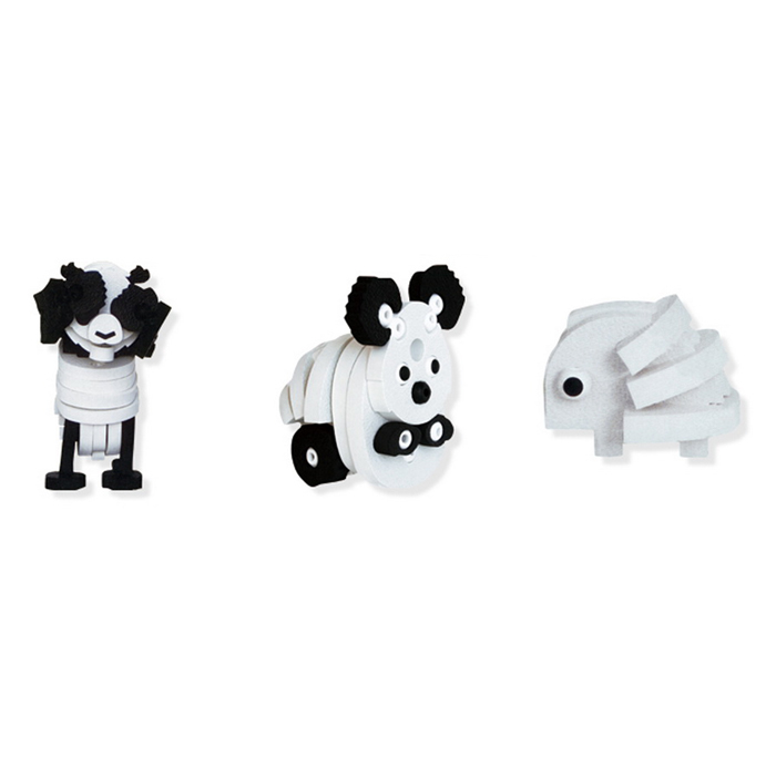 Lắp ráp 3d Puzzle gấu trúc 3125 - 70 mảnh