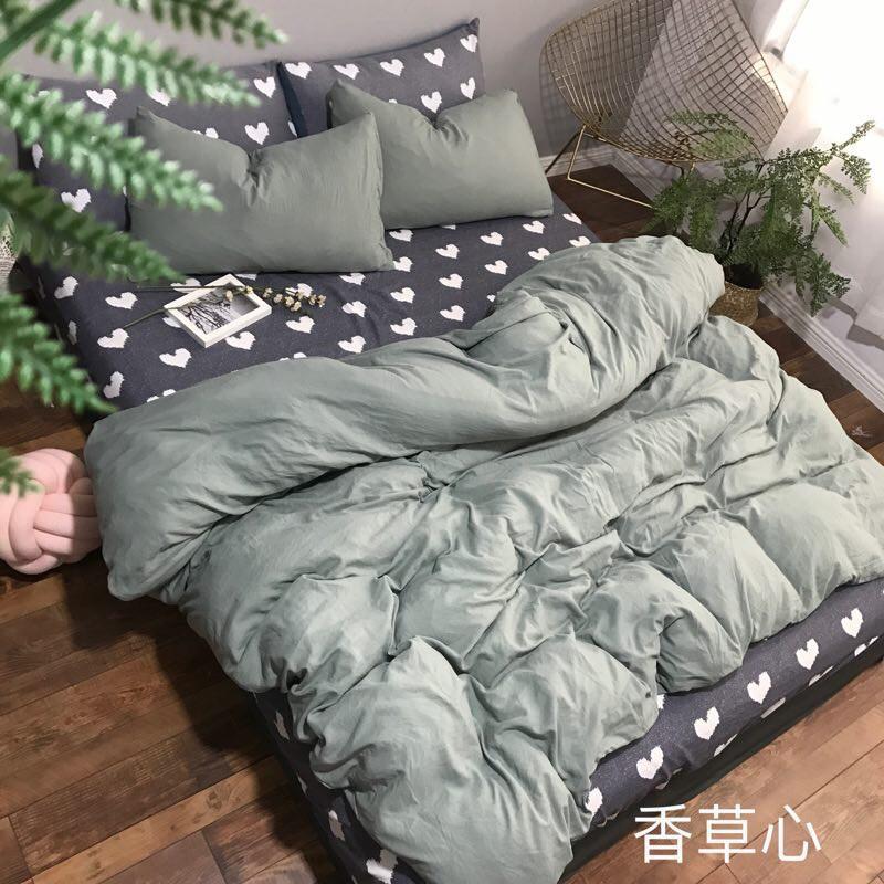 CHĂN GA GỐI -SÉT CHĂN GA GỐI ĐŨI CAO CẤP ,MÀU TRƠN PHỐI GA TIM -PP