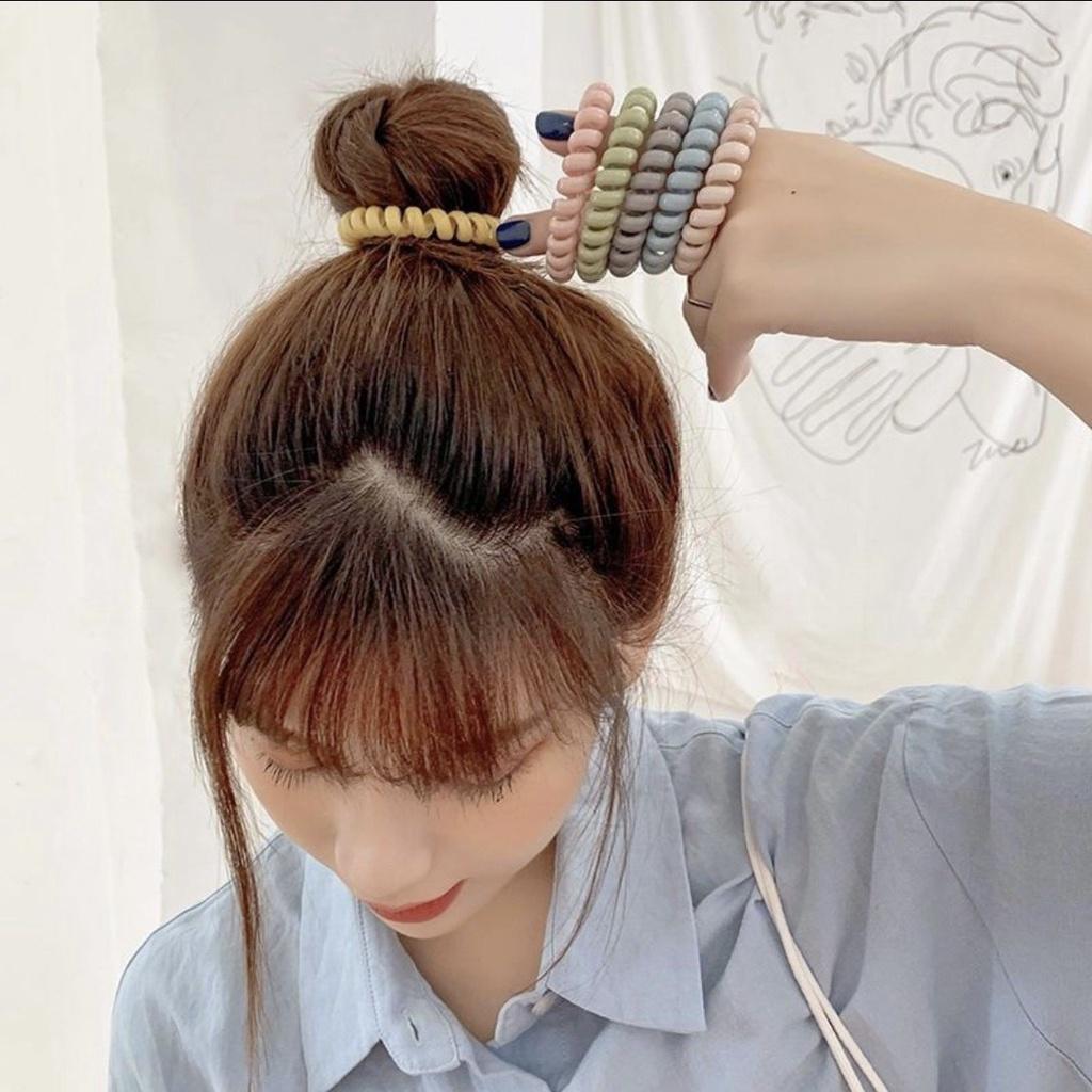 Dây cột tóc lò xo nhiều màu dễ thương xinh xắn cho bạn gái