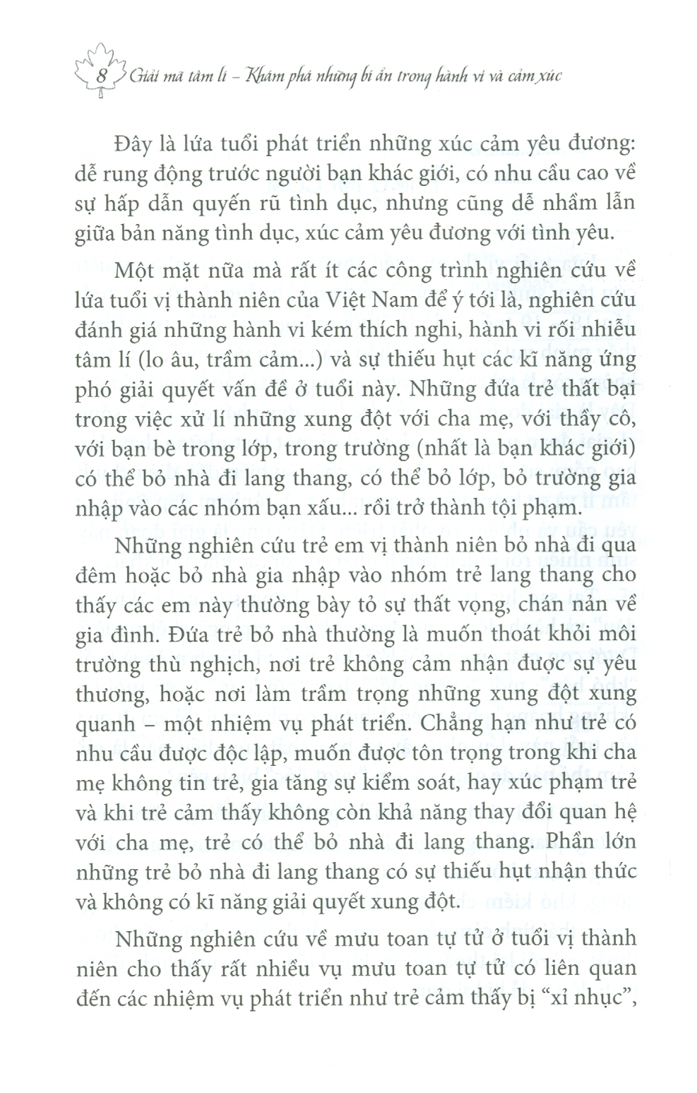 Giải Mã Tâm Lí - Khám Phá Những Bí Ẩn Trong Hành Vi Và Cảm Xúc