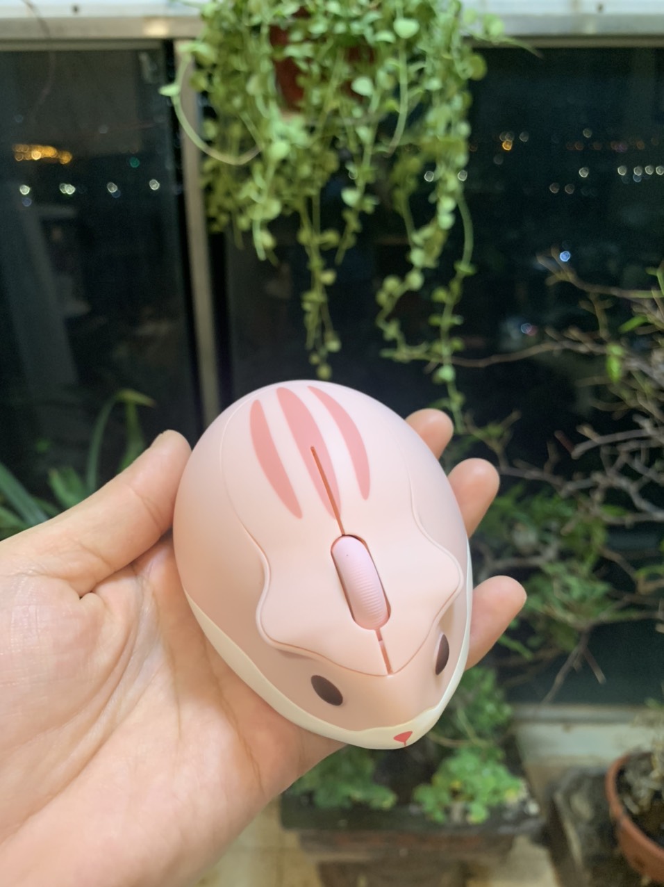 Chuột Không Dây Akko Hamster MoMo Plus 2021 Màu Hồng - Hàng Chính Hãng