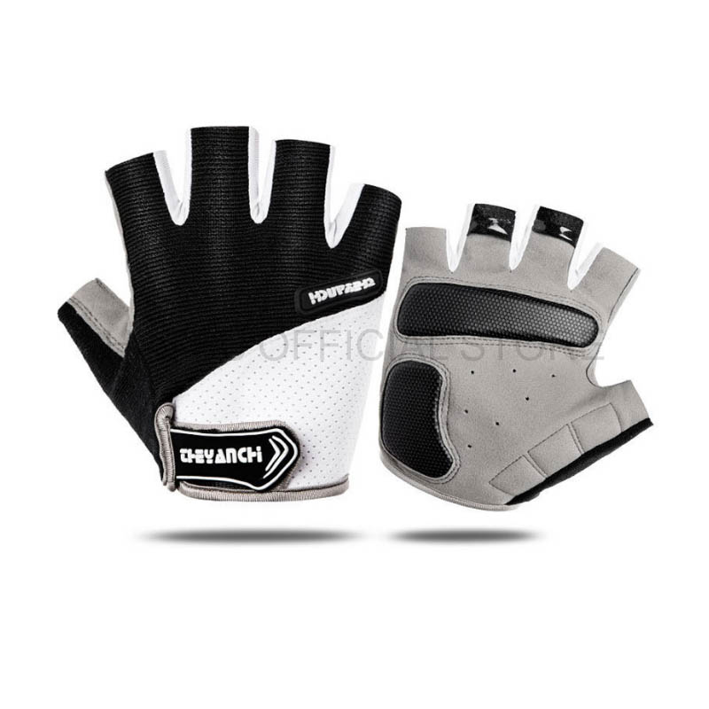 Găng tay chạy xe đạp, xe máy Hatsu MCFK 0101 | bao tay cụt ngón thể Thao | Găng Tay Phượt Nam/Nữ - Theyanch Half-Finger Gloves