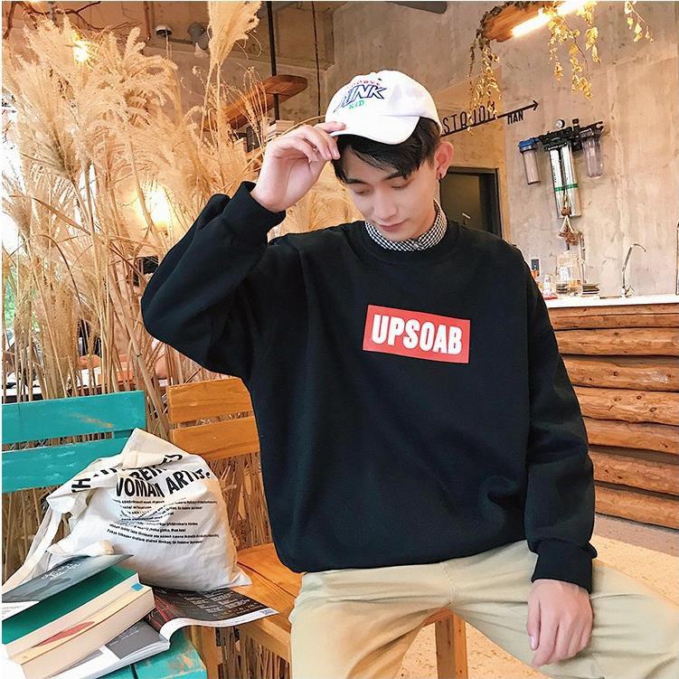 HOT SALE- Áo Dài Tay Nỉ Sweater Fom Unisex Nam Nữ Lót Bông Dày Đẹp UpSoab - áo đẹp