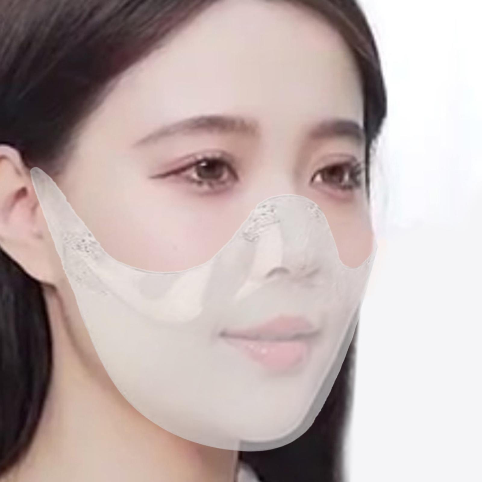 Clear Face Shields Visor Transparent Anti Fog Reusable Face Covering Masks