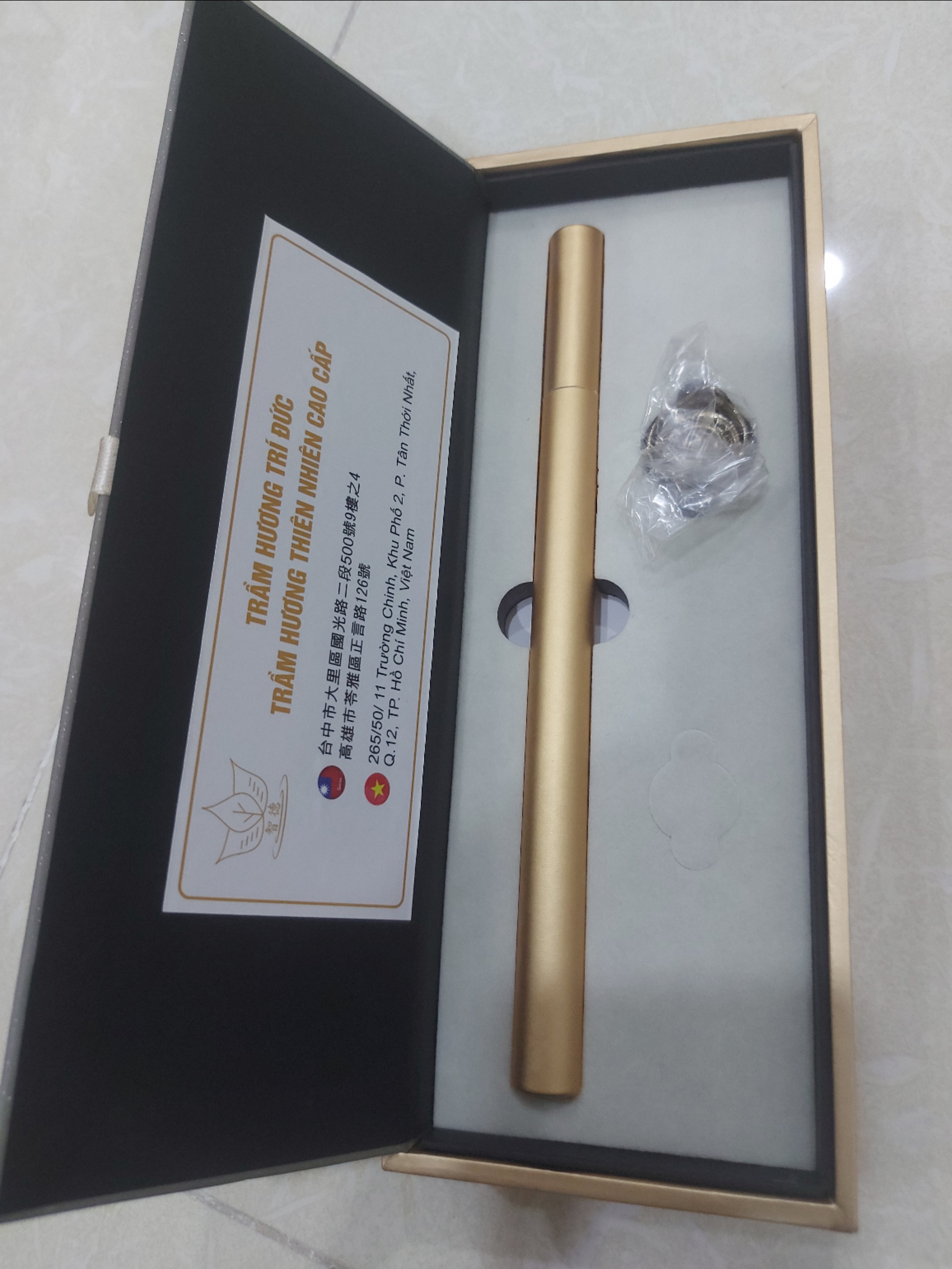 Hộp ống nhang không tăm 10g (Cả hộp + nhang)