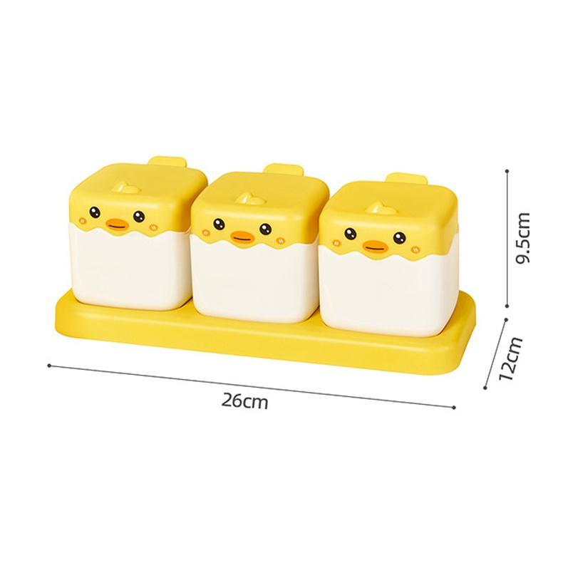 Hũ Nhựa Đựng Gia Vị Con GÀ Hộp Lọ Đựng Thực Phẩm Ngũ Cốc Đồ Khô Decor Phòng Bếp
