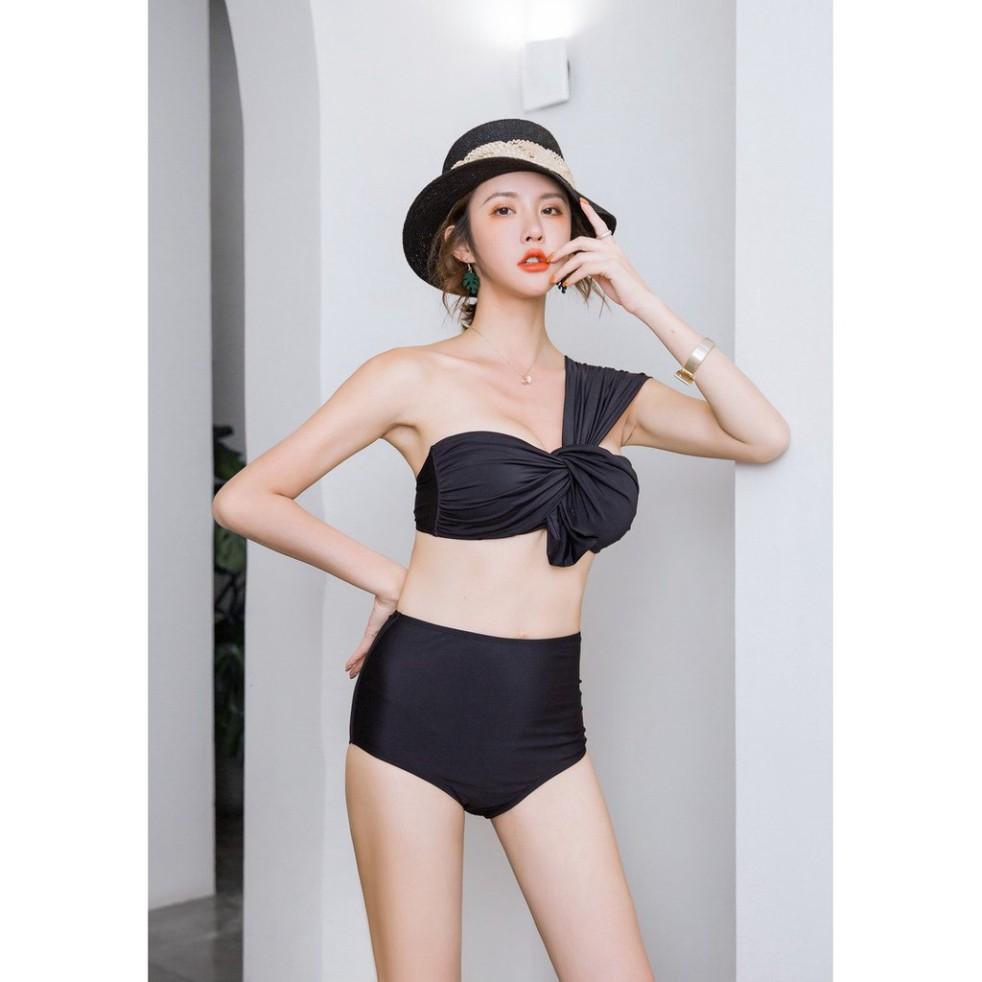 Bikini tắm biển áo quây lệch vai