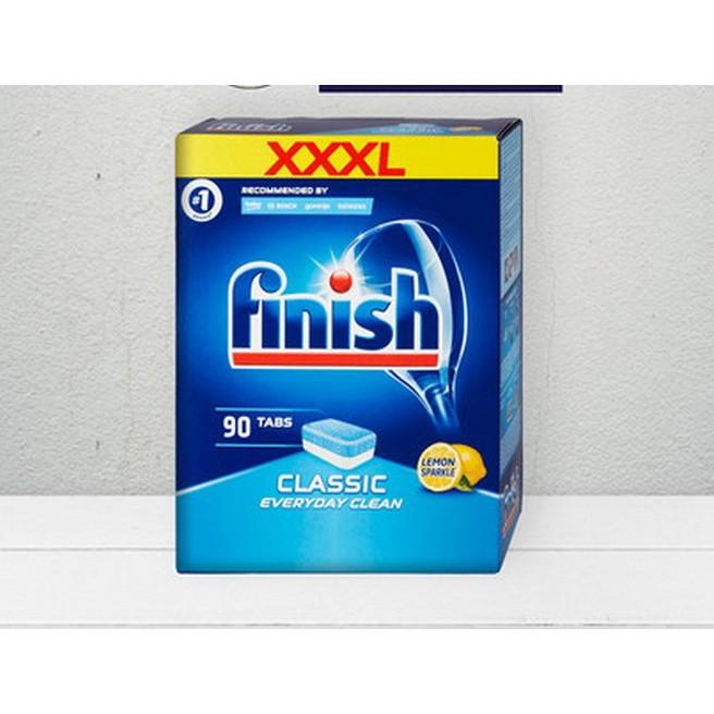 Viên rửa bát Finish Classic 90 viên + Tặng viên Finish dùng thử