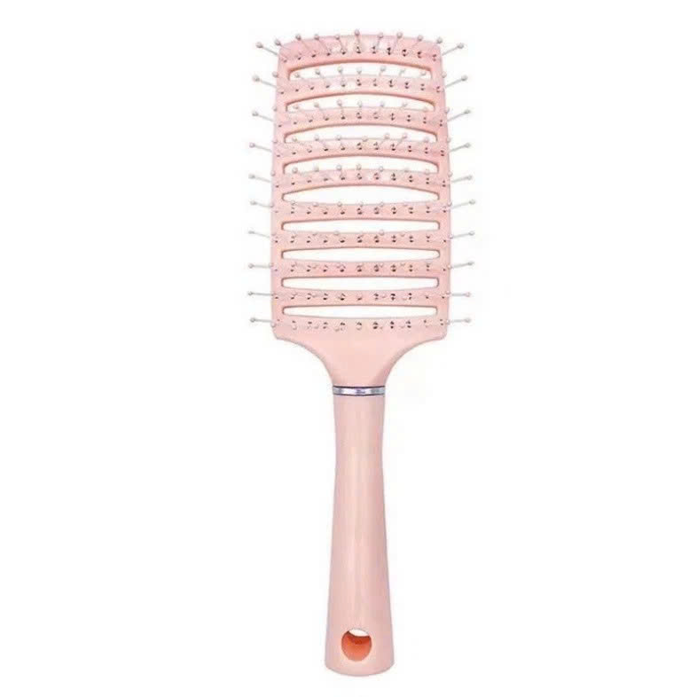 Combo 2 Lược Bán Nguyệt Chải Tóc Gỡ Rối Đa Năng-Lược Chải Làm Tạo Phồng Chân Tóc Lược Massage Đầu Mini (Màu ngẫu nhiên)