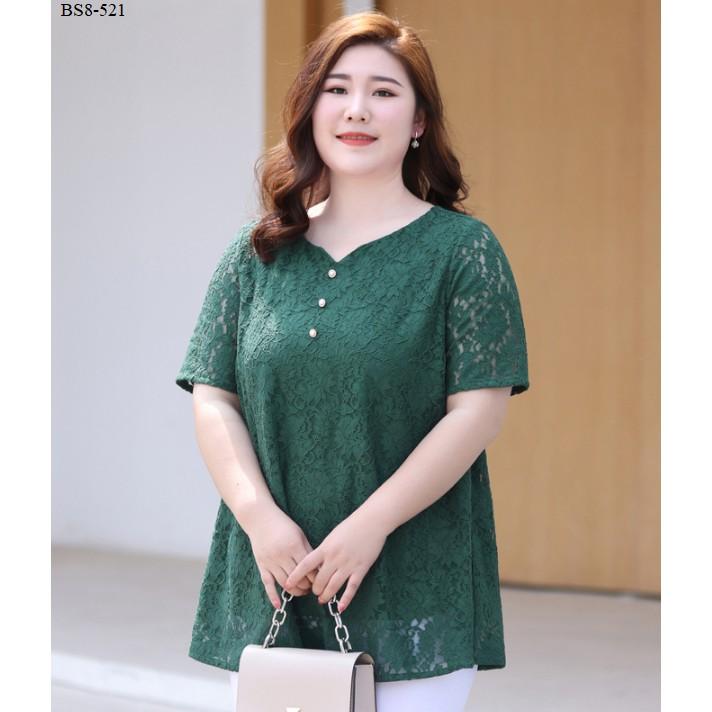 Áo kiểu ren trung niên bigsize (Weighty Look) - BS8-521