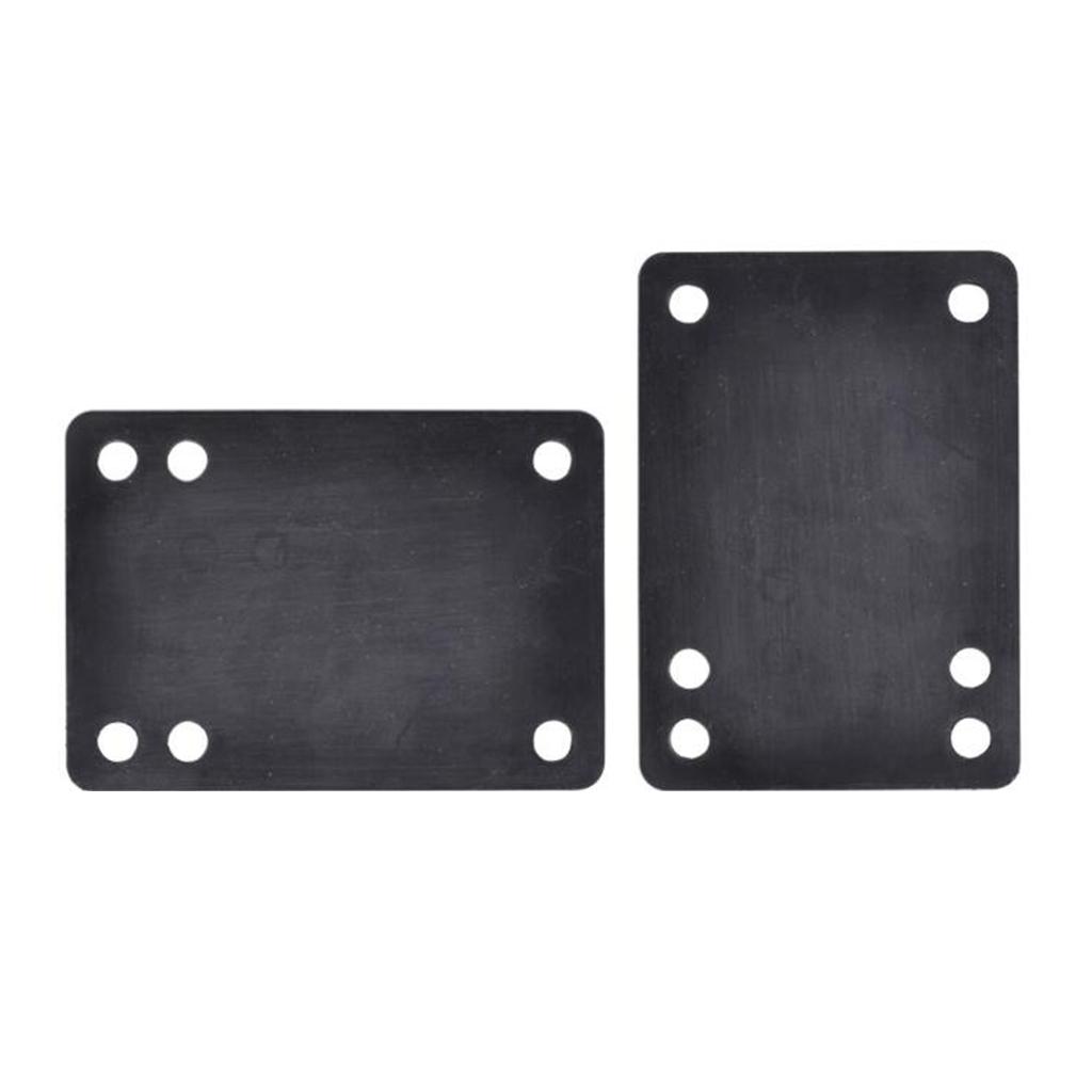 2Pack Longboard Skateboard Riser Pads Hardware Set Shock Pad for Men Women Outdoor Skateboarding Accessories