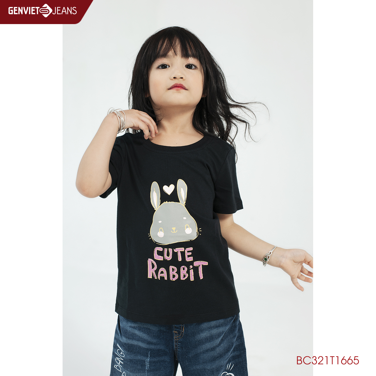 Áo Thun Kid Cute Rabbit BC321T1665 GENKIDS