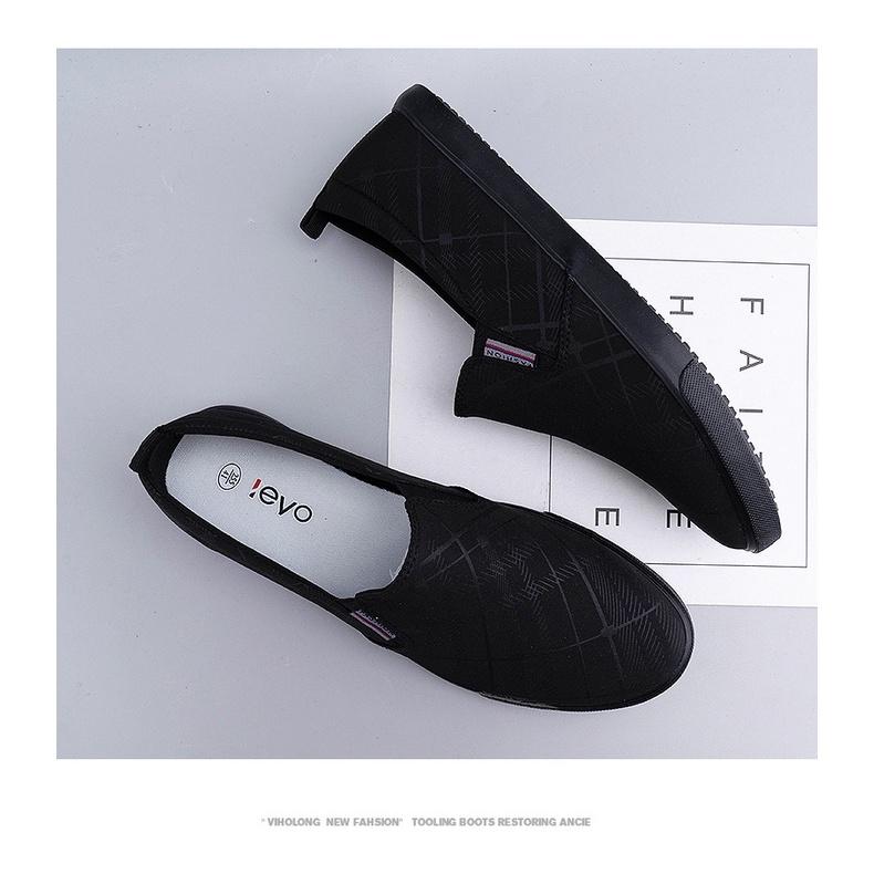 Giày lười nam - Slip on nam vải - Mã A6206