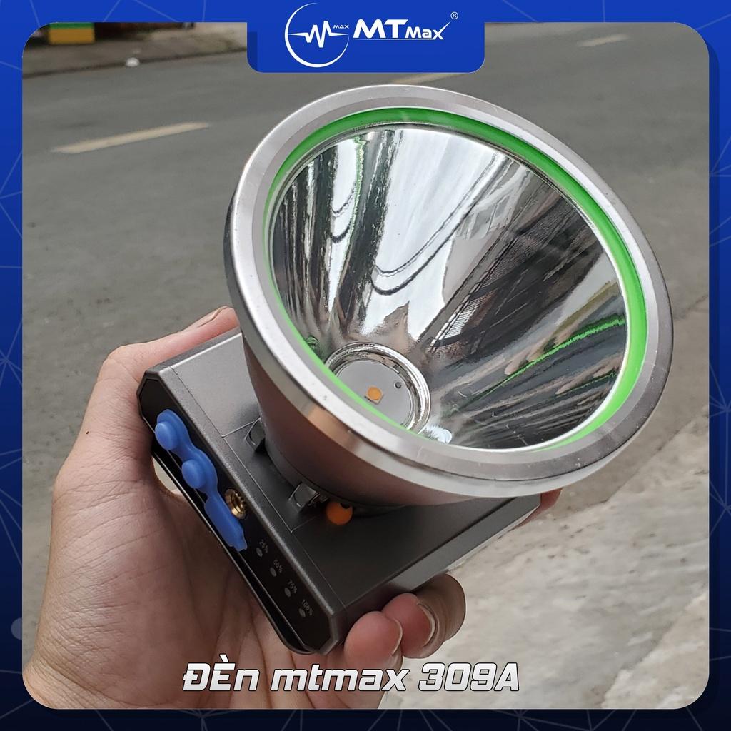 Đèn pin đội đầu siêu sáng MTMAX 309A đèn soi bắt ếch côn trùng dã ngoại chiếu xa dung lượng pin lớn 2 chế độ sáng, sos
