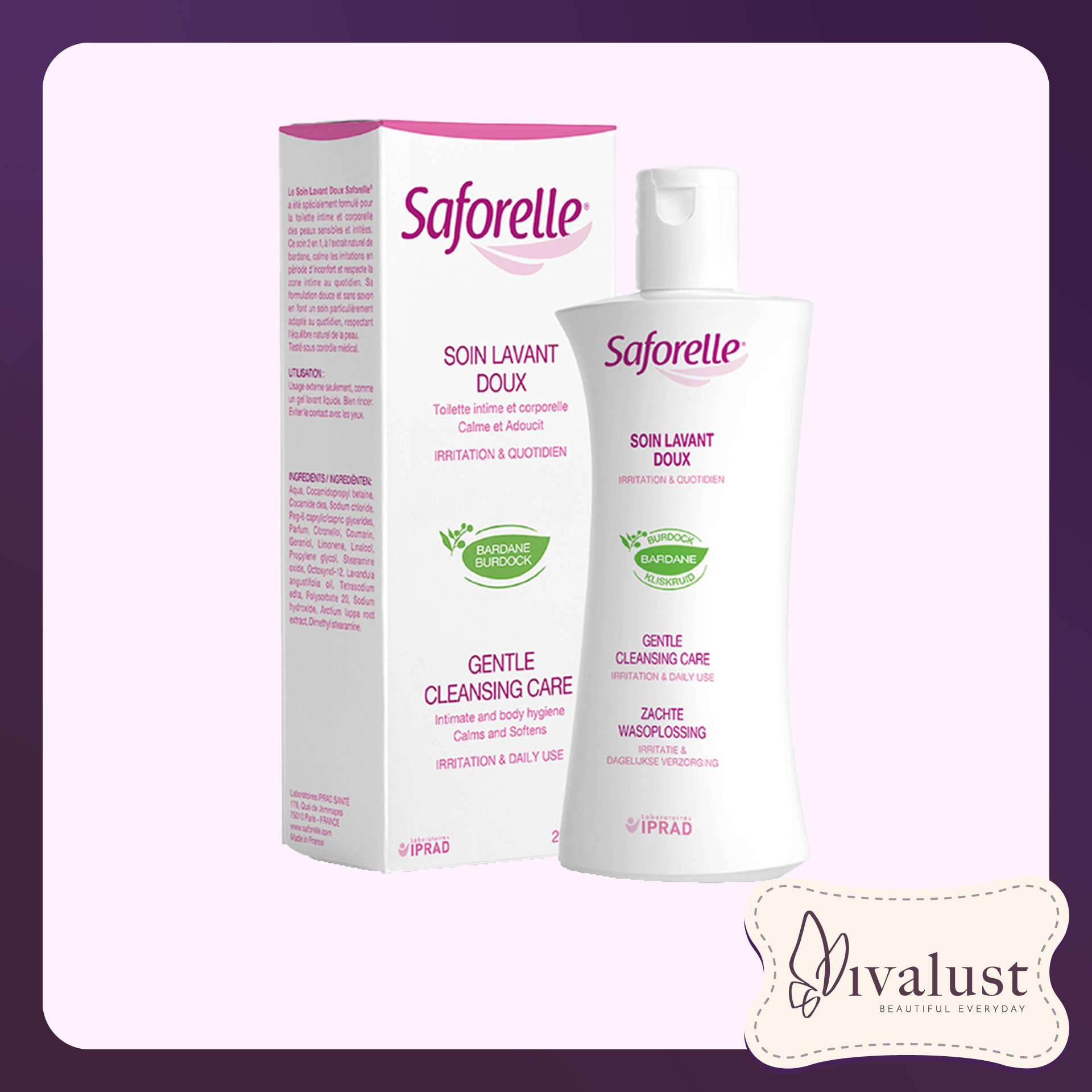 Dung dịch vệ sinh Saforelle Gentle Cleansing Care