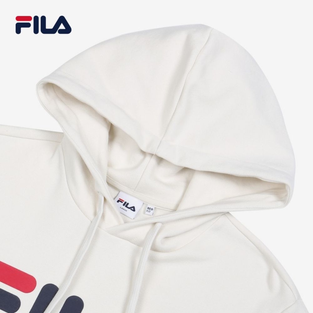 Áo thun hoodie tay dài có nón unisex Fila Basic Linea - FS2POB3102X