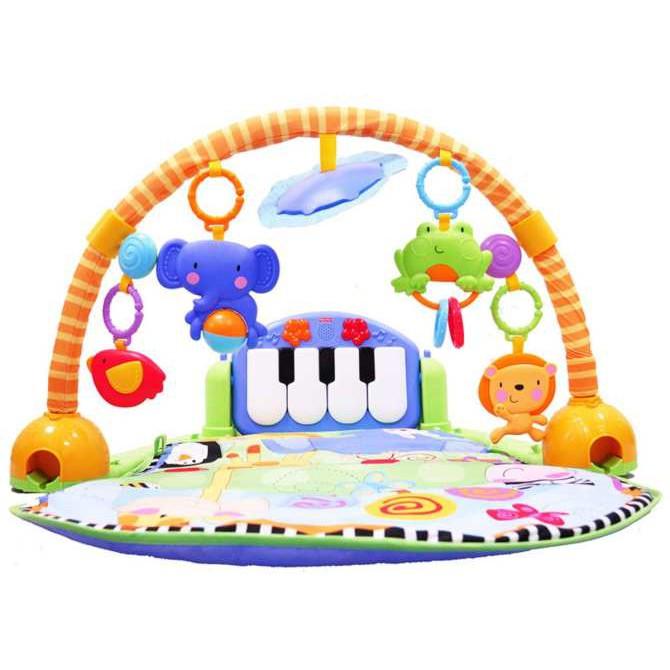 Bộ Thảm Nằm Chơi Có Nhạc Kèm Đồ Chơi Và Piano Cho Bé Sơ Sinh - Vận Chuyển Miễn Phí Toàn Quốc
