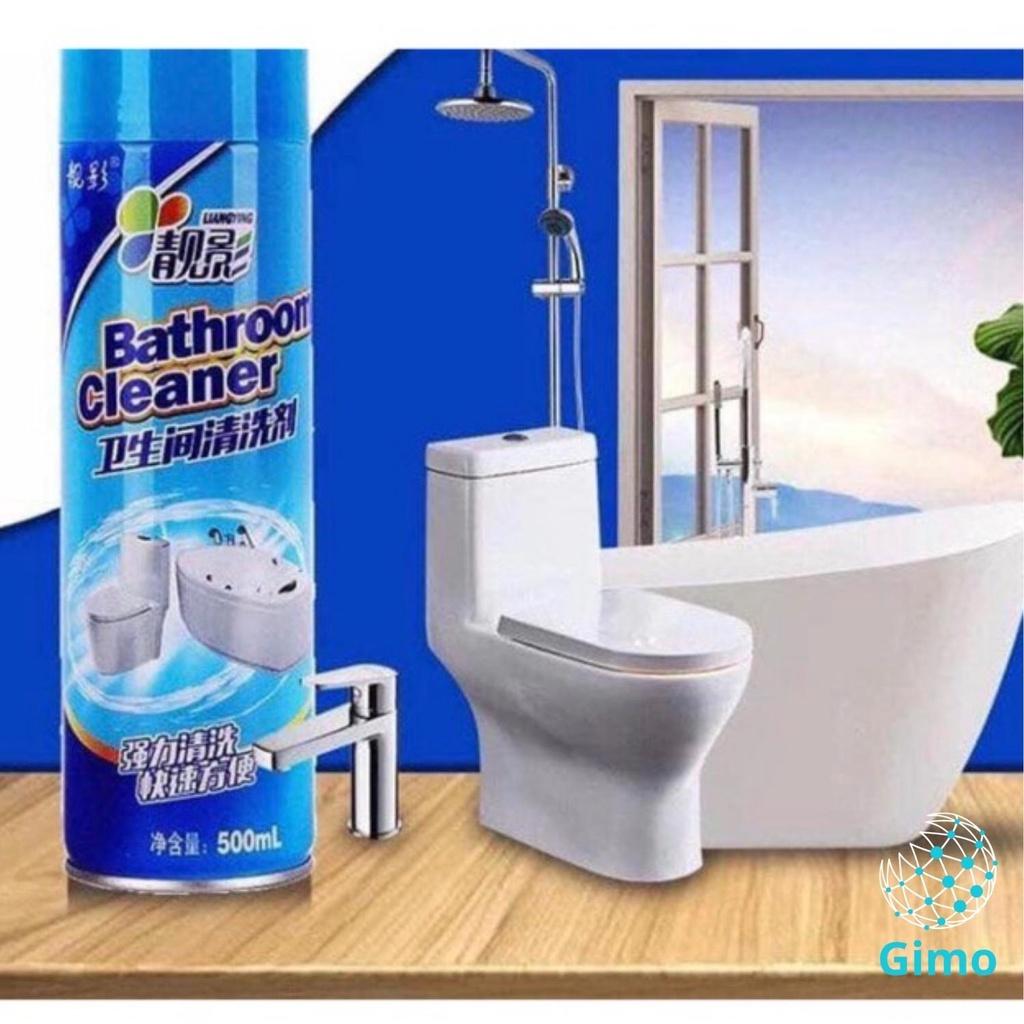 Bình xịt bọt tuyết NaNo bạc tẩy rửa nhà vệ sinh, nhà tắm, siêu sạch mầu XANH Bathroom Cleaner 500ml, Chiaki
