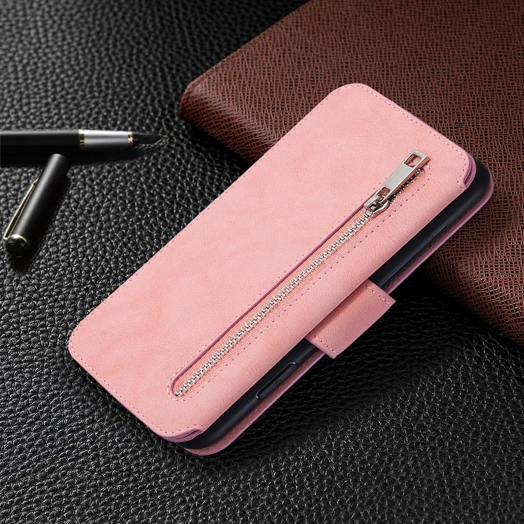 Ốp lưng điện thoại dạng ví da lật có ngăn đựng thẻ cho iPhone X XS Max XR SE 2020 iPhone 8 iPhone 7 iPhone 6 6S Plus
