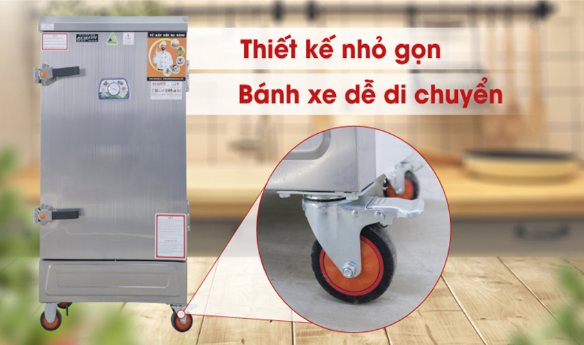 Tủ Hấp Giò Chả,Thực Phẩm 60 Kg/Mẻ Dùng Điện 12 Khay Nhập Khẩu NEWSUN, Năng Suất Cao - Hàng Chính Hãng