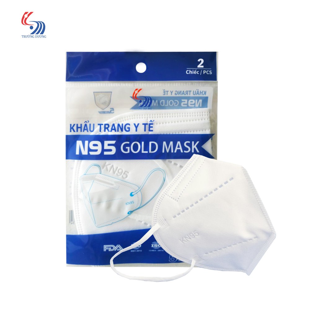 Khẩu trang y tế Trường Dương N95 Gold Mask - Túi 2 cái