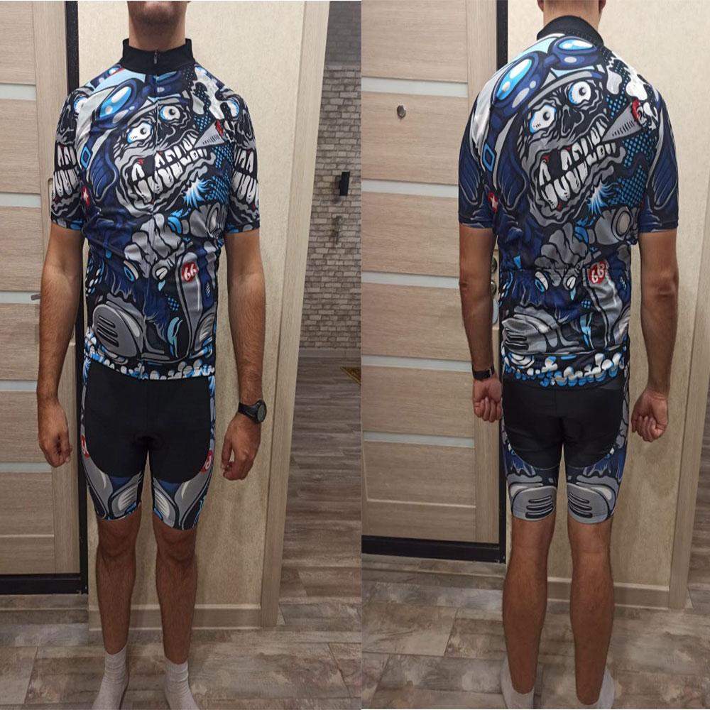 2023 Sọ mẫu xe đạp xe đạp bộ xe đạp mùa hè quần áo xe đạp leo núi MTB Maillot Ciclismo Men Set Color: cycling set 8 Size: XS
