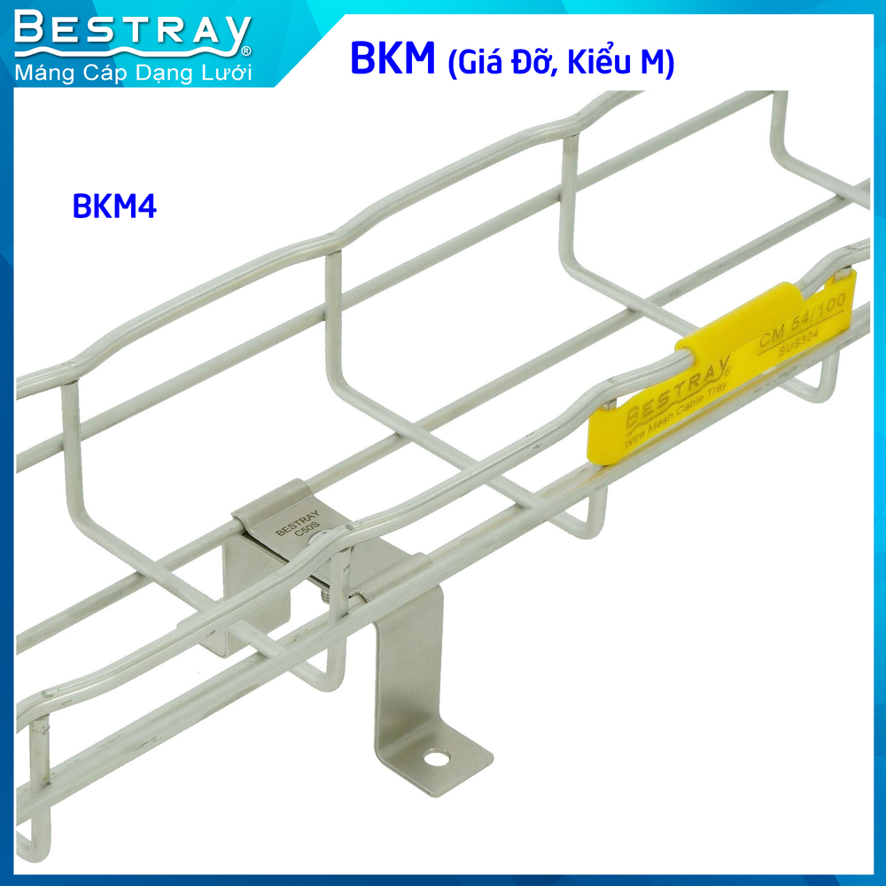 Giá Đỡ Kiểu M | Giá Đỡ Máng Lưới Bestray | Bracket Kit, M Type