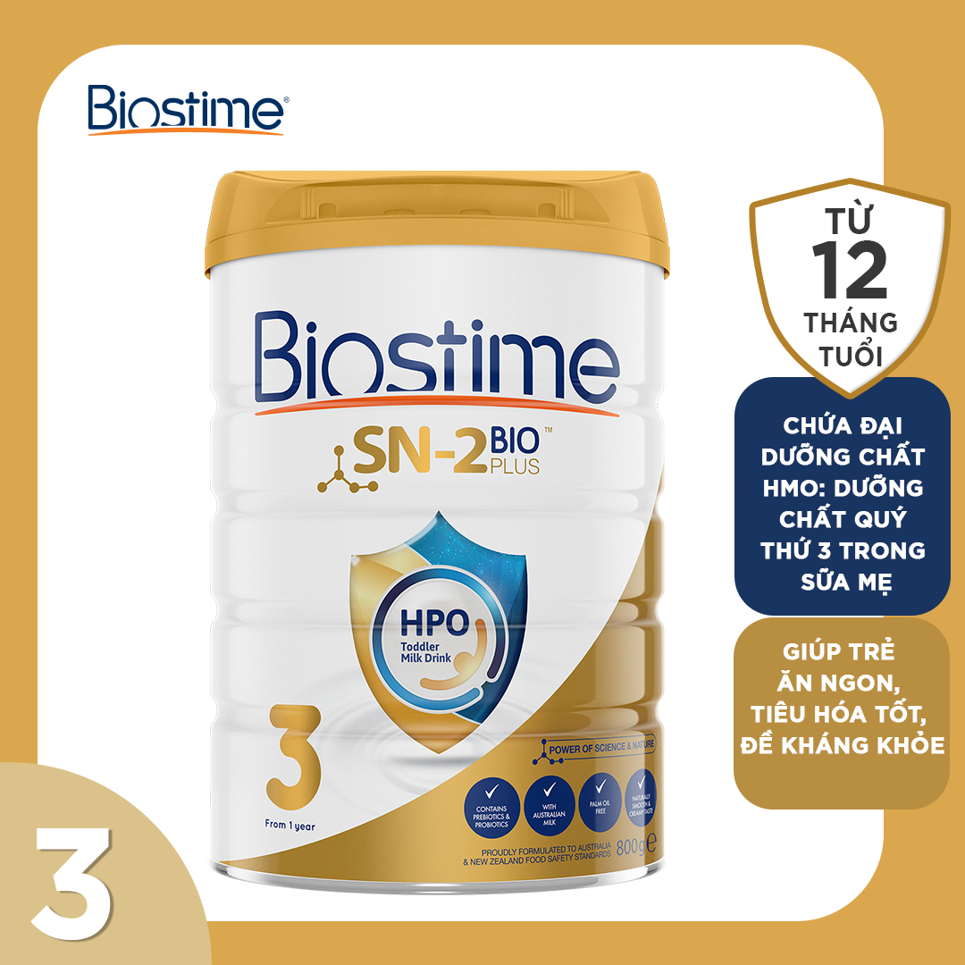 Sữa Biostime SN-2 Bio Plus HPO Follow-On 800g - Dinh dưỡng cao cấp