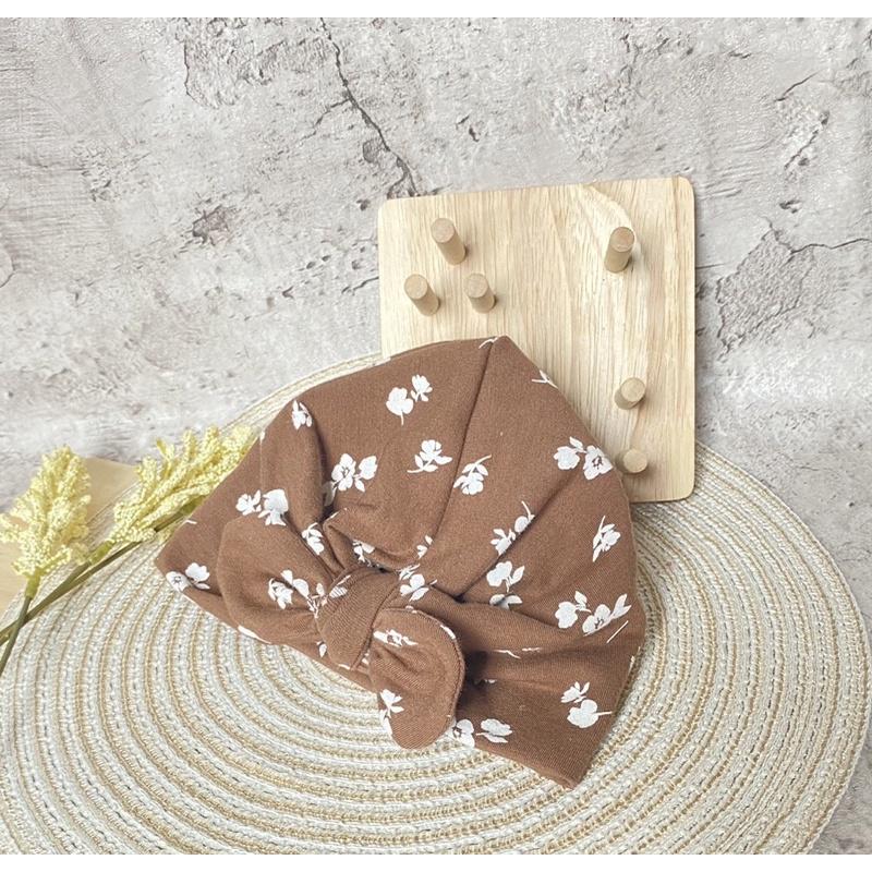 Mũ Turban cho bé gái vải cotton Hàn Quốc ( Size bé 5-10kg )