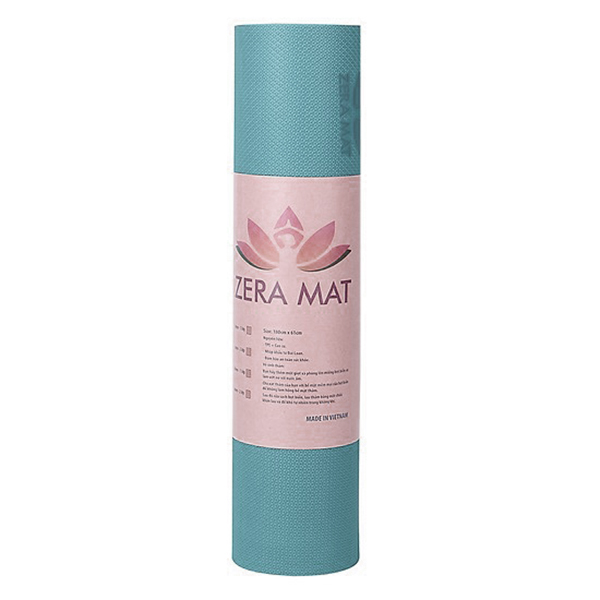 Thảm Tập Yoga Zera Mat 8mm 2 Lớp Màu Xanh Ngọc