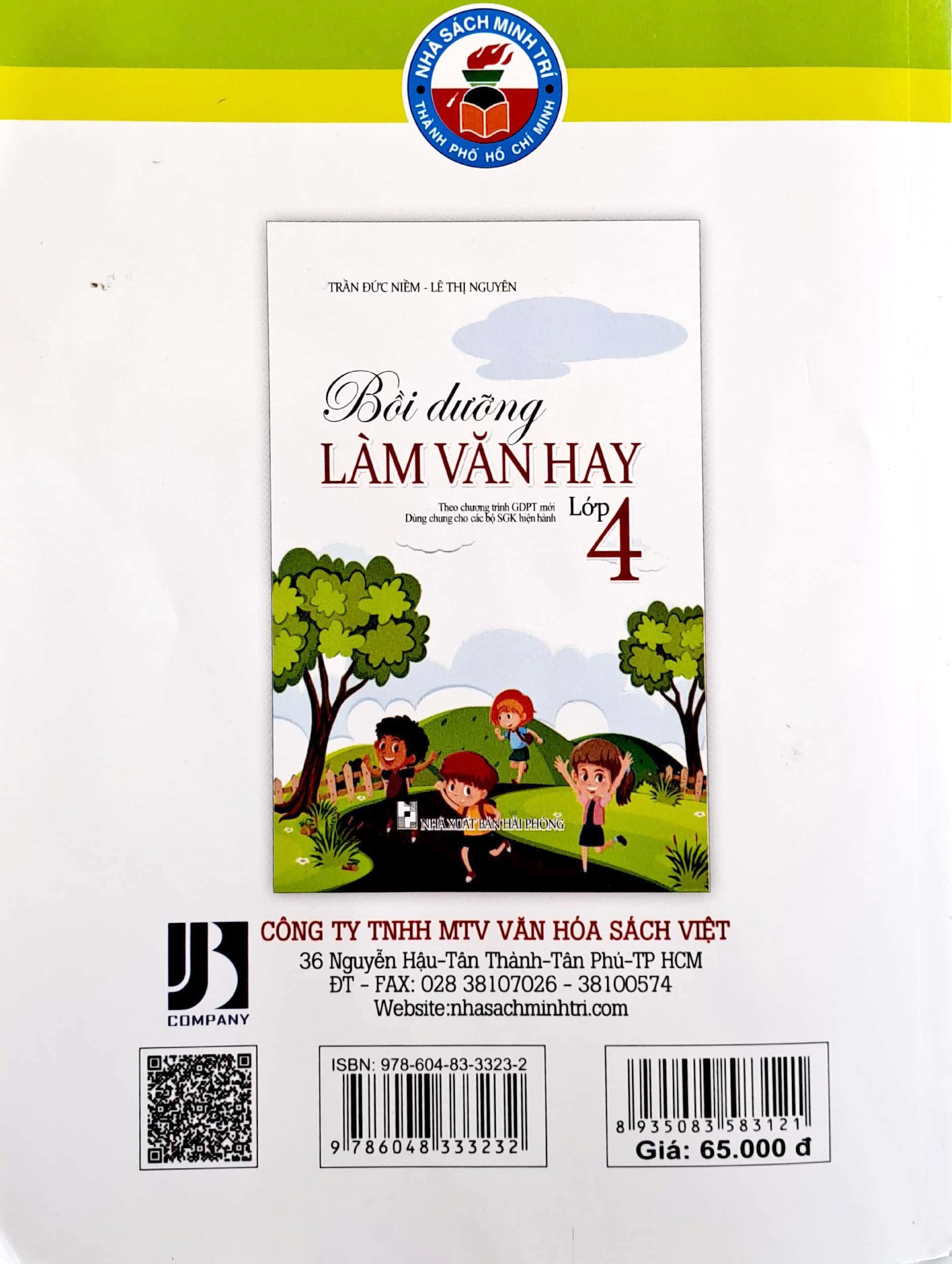 Bồi Dưỡng Làm Văn Hay 4 (Theo Chương Trình Giáo Dục Phổ Thông Mới)