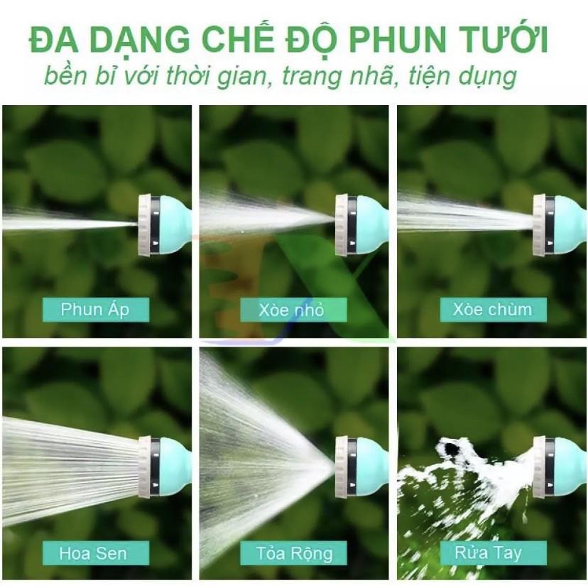 Bộ Vòi Rửa Xe, Tưới Cây Thu Cuộn Dây Ống Dài 12m Ống Nước Siêu Bền, Không Gập, Không Xoắn, Chịu Áp Lực Cao.