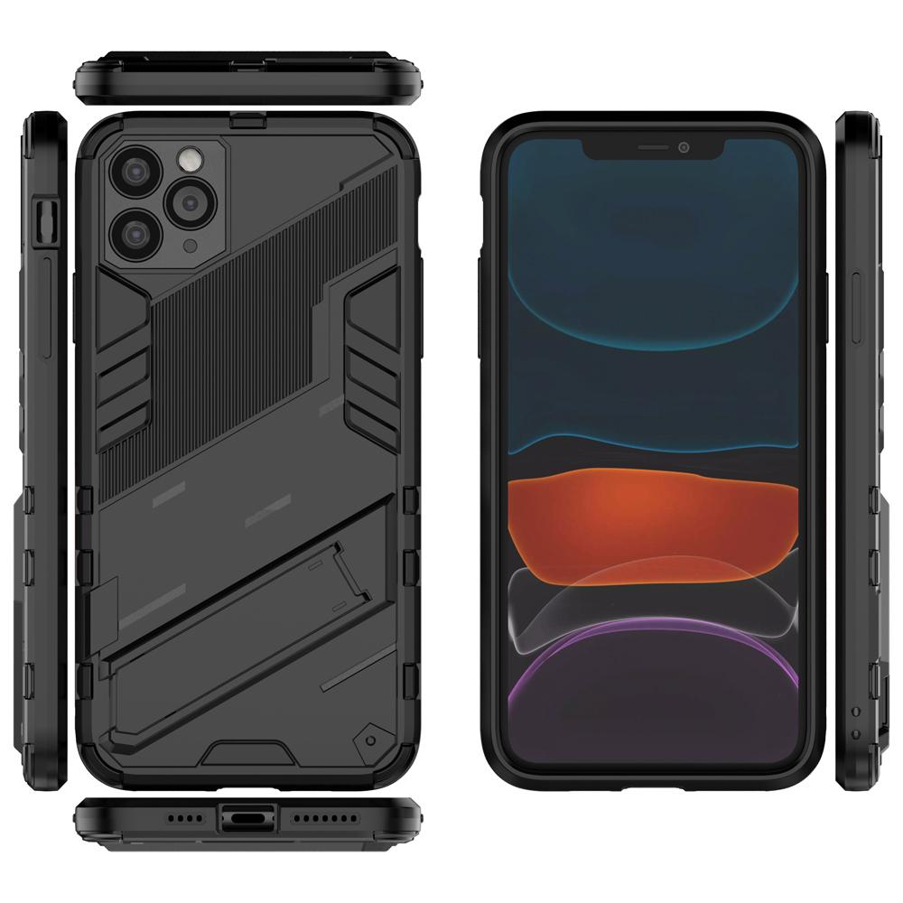 Ốp lưng cho iPhone 11 Pro Max, Ốp chống sốc Iron Man PUNK cao cấp kèm giá đỡ cho iPhone 11 Pro Max