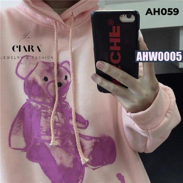 ÁO HOODIE NAM NỮ̀ ̣̆ ̂́ ̂̃Áo Hoodie CIARA Nỉ Bông GẤU TEDDY Cá Tính Phong Cách Hàn Quốc Năng Động