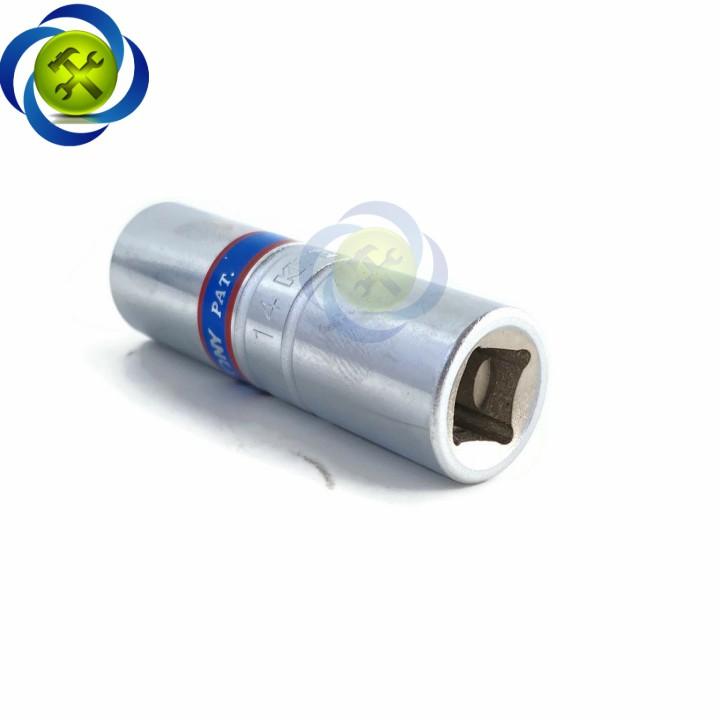 Tuýp tháo bugi 14mm 3/8 Kingtony 36B014 12 cạnh dài 63mm
